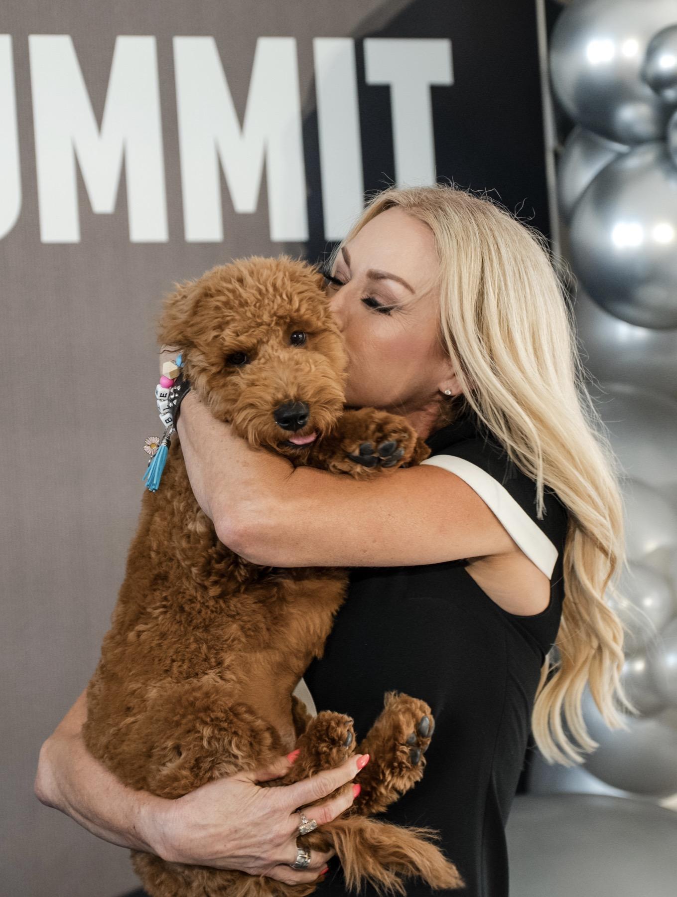 Amberly and her dog