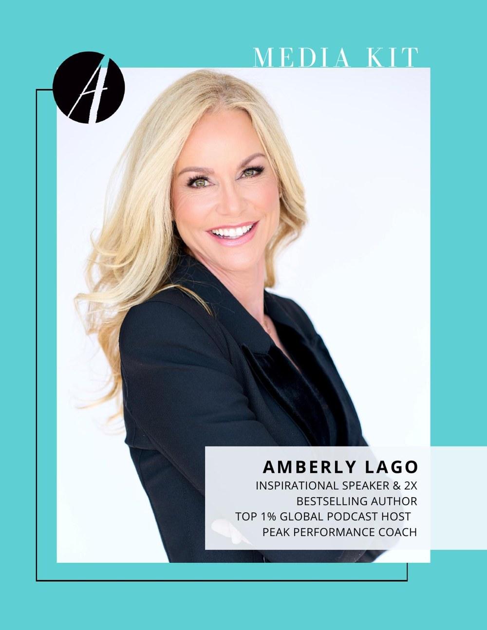 Amberly Lago media kit cover