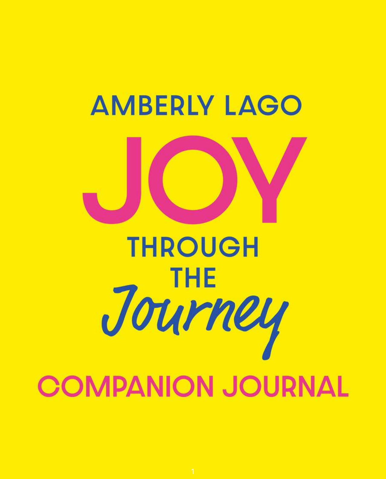 Free Joy Through the Journey Companion Journal · Amberly Lago | Amberly ...